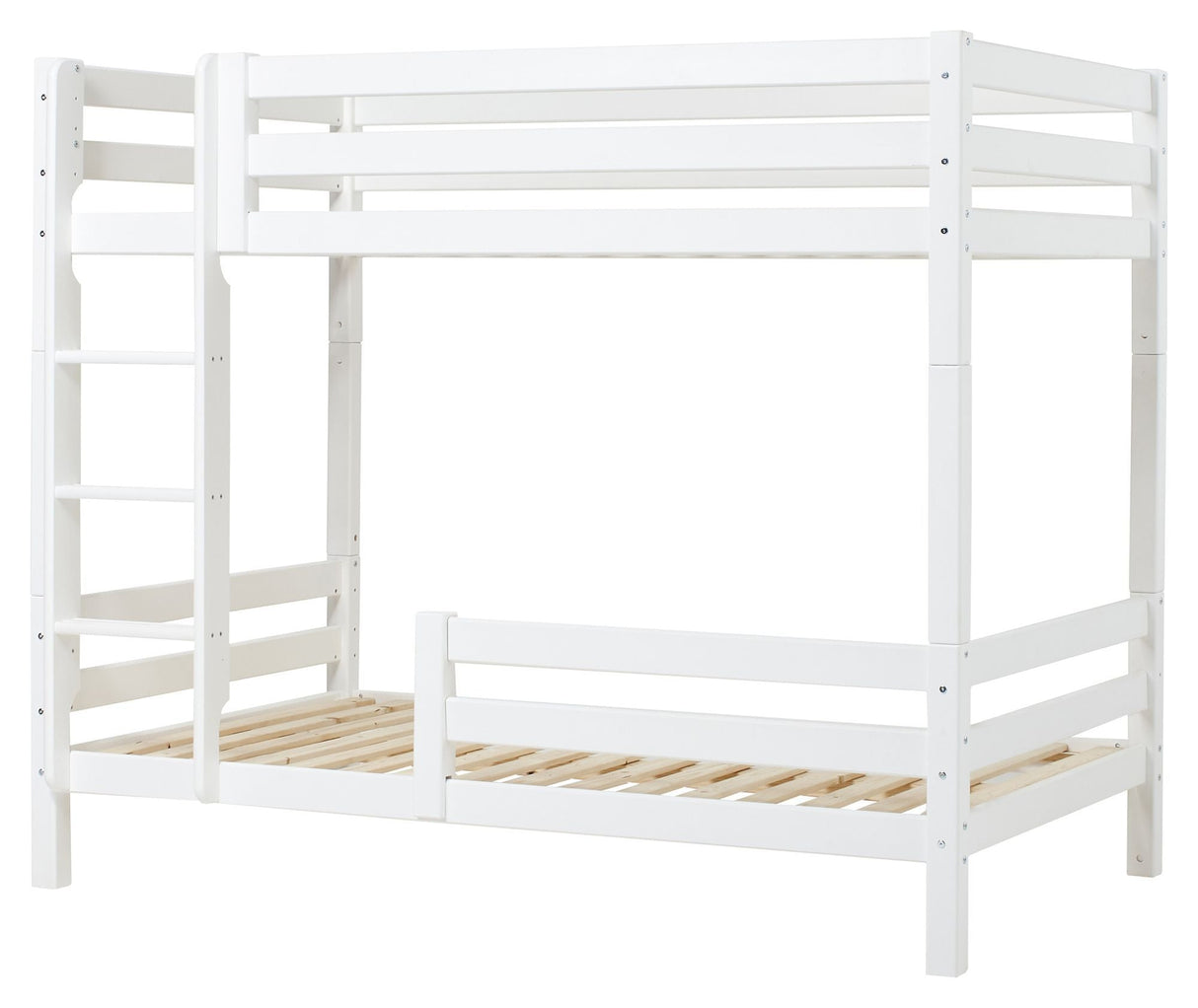 Eco Luxury Bunk Bed with Two Bed Horses 120x200, White