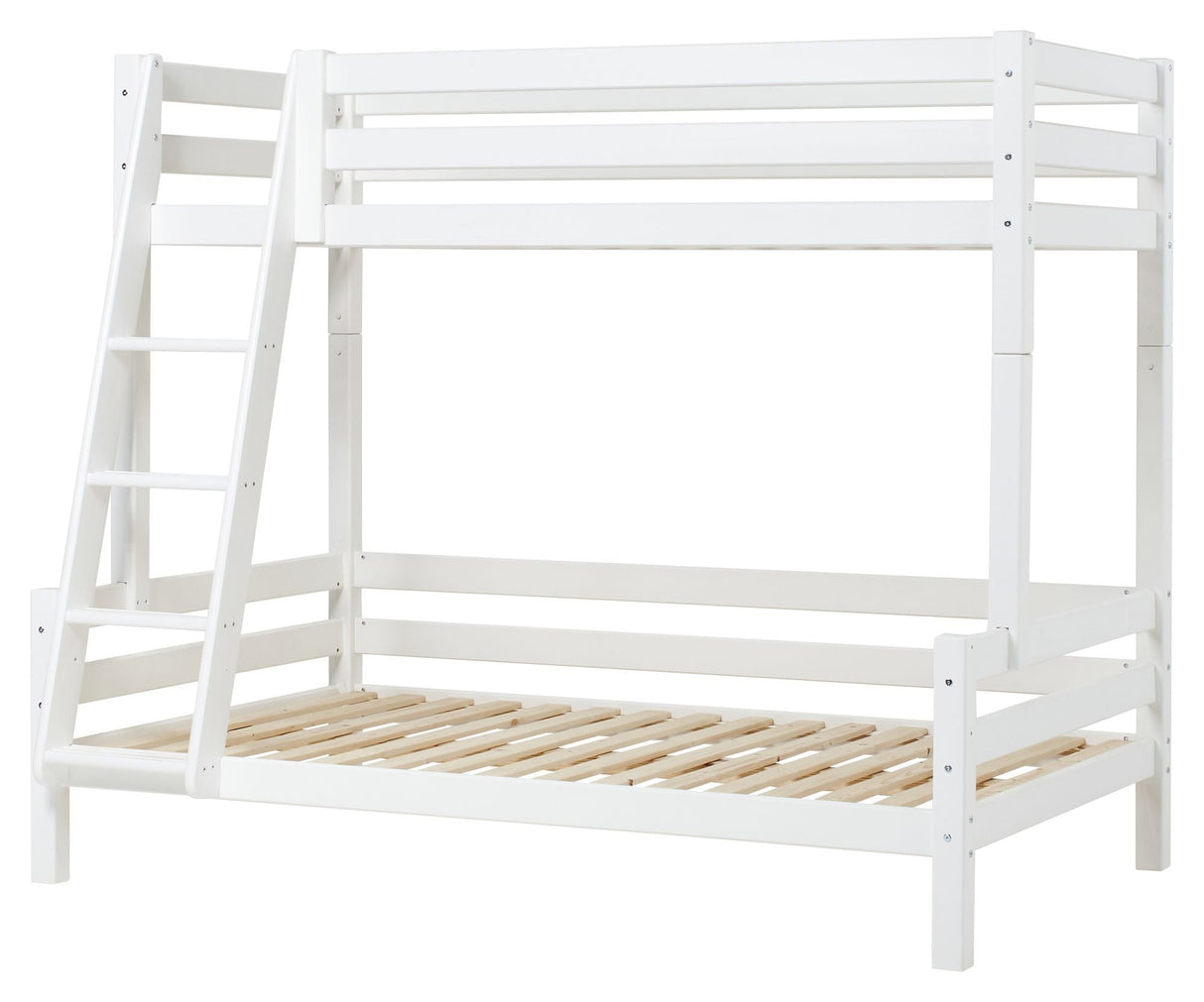 Hoppekids Eco Luxury Bunk Bed 90/120x200 - White