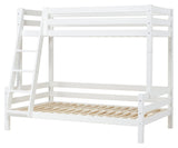 Hoppekids Eco Luxury Bunk Bed 90/120x200 - White