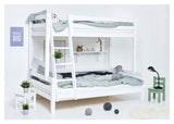 Hoppekids Eco Luxury Bunk Bed 90/120x200 - White