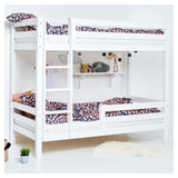 Hoppekids Eco Luxury Bunk Bed w. 2x Bedhorse 90x200 - White