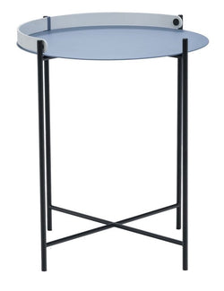 Houe, Edge Tray Table Blue, Ø46