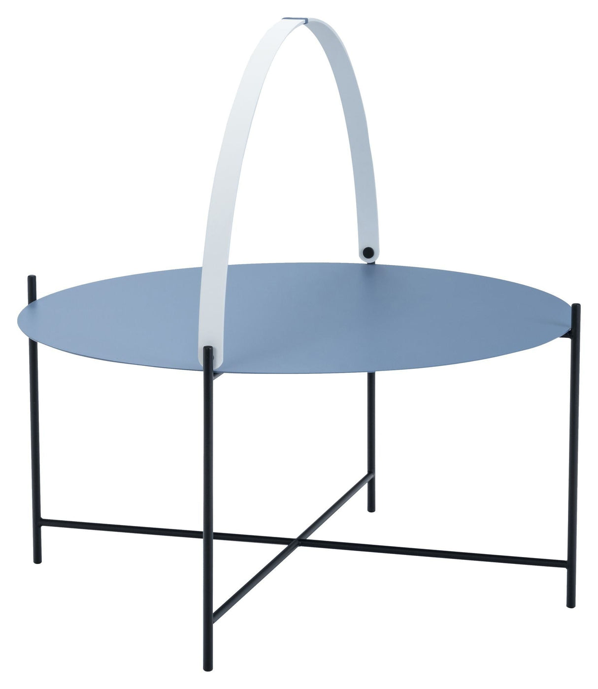 Houe, Edge Tray Table Blue, Ø76