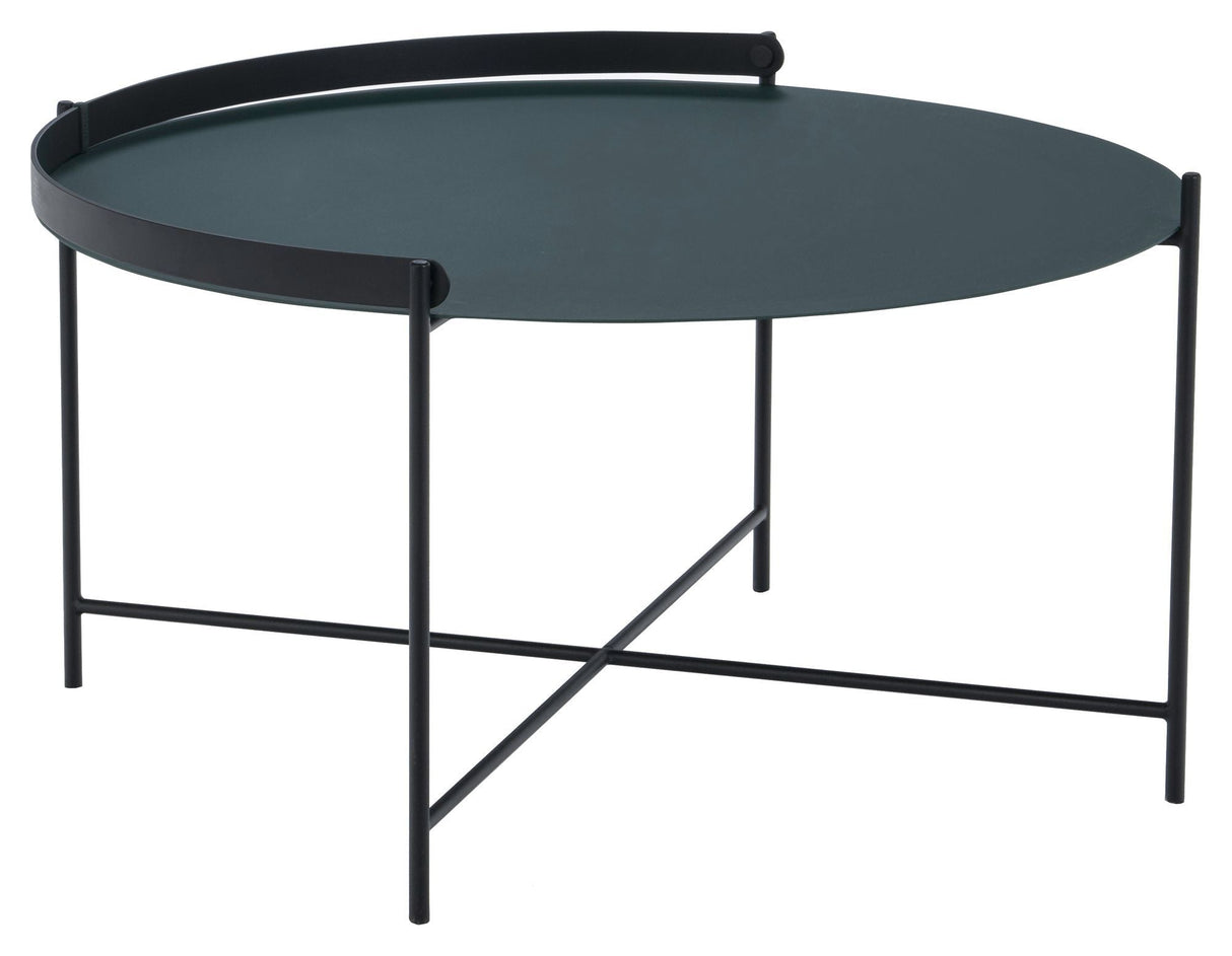 Houe, Edge Tray Table Green, Ø76