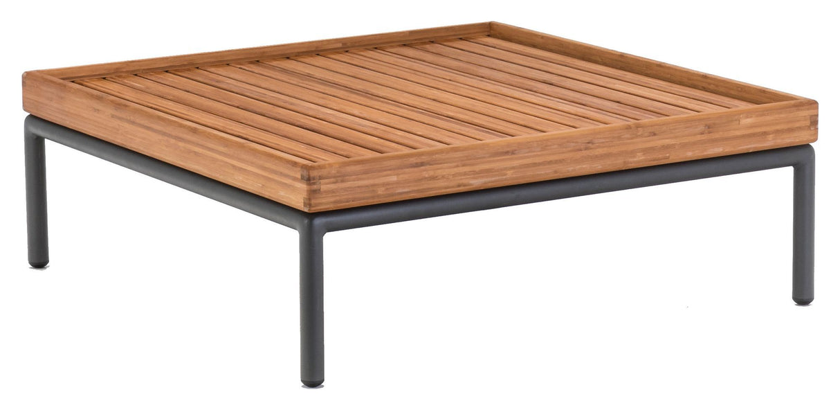 Houe, Level Lounge Table, Gray, Bamboo, 81x81