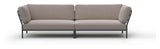 Houe, Level Lounge Bed, Höger, Grey Sunbrella