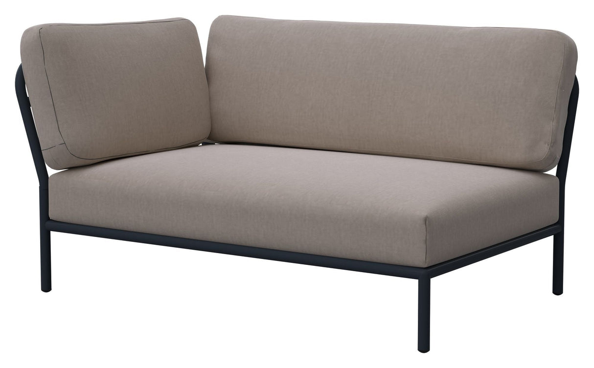 Houe, Level Lounge Bed, Left, Grey Sunbrella