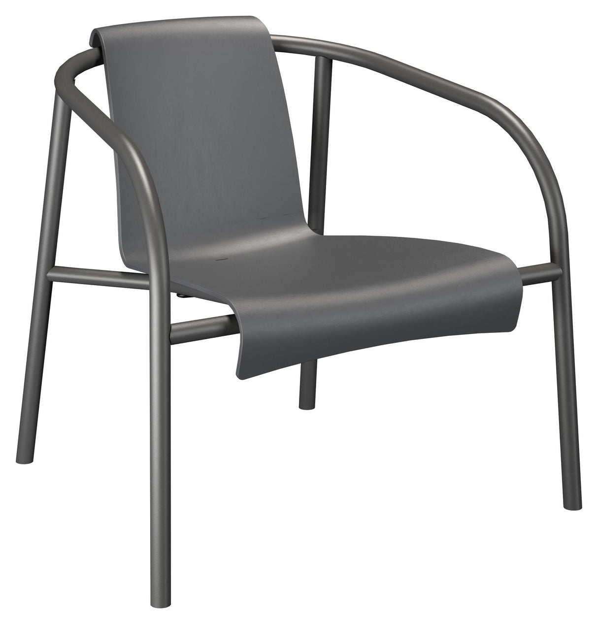 Nami Lounge Chair, Dark Grey