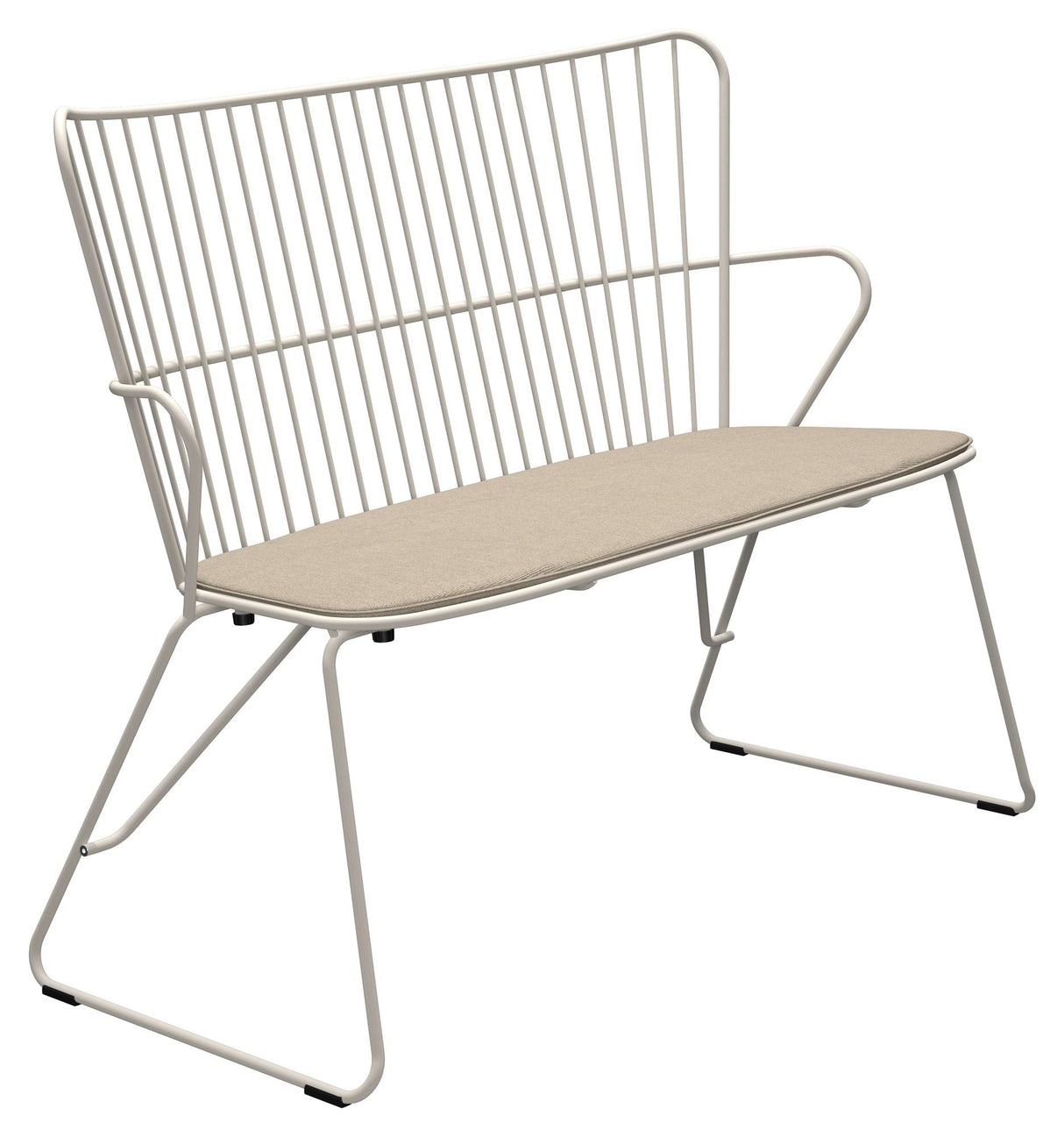 Houe, Paon Bench, White Taupe