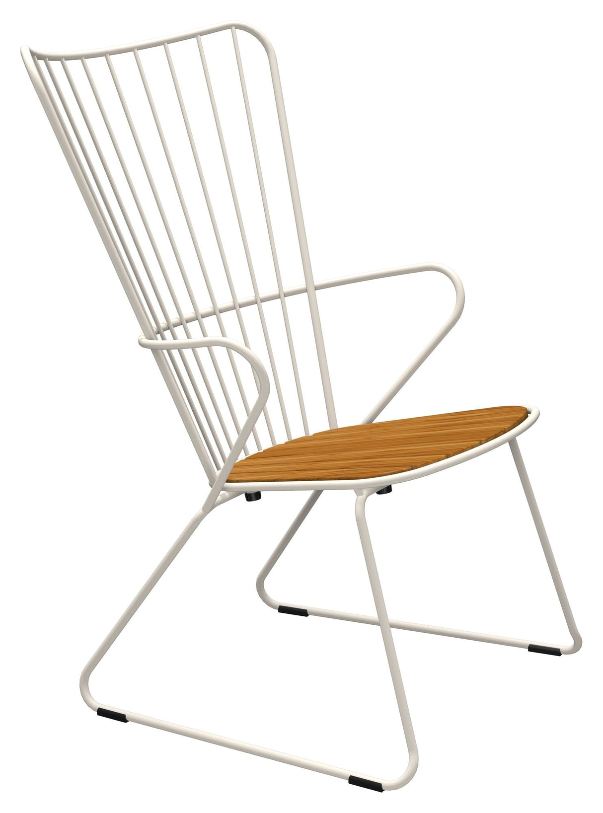 Houe, Paon Lounge Chair, White Taupe