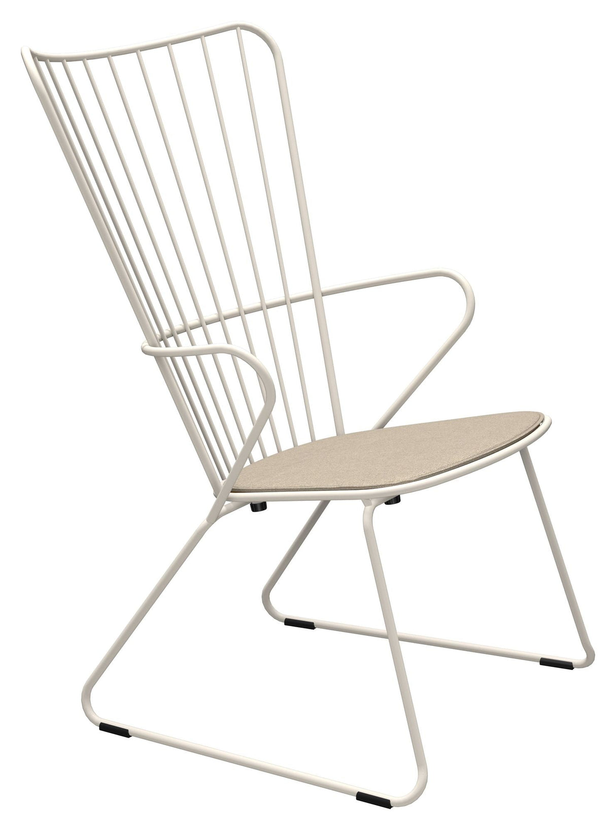 Houe, Paon Lounge Chair, White Taupe