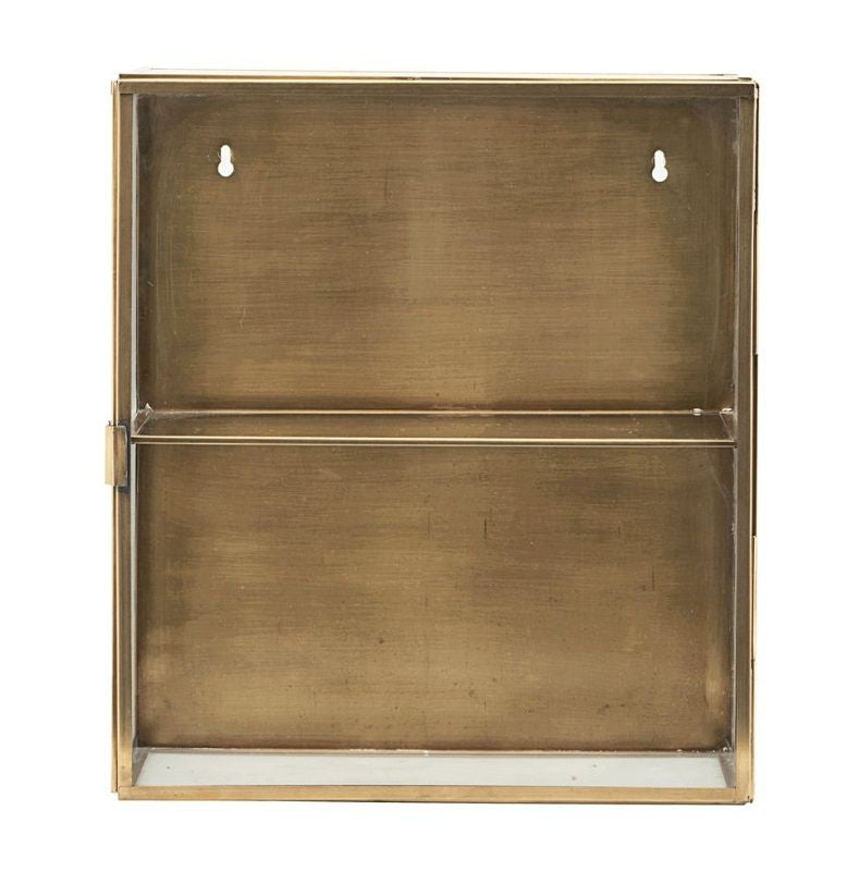 House Doctor Glass Cabinet w/Brass H40