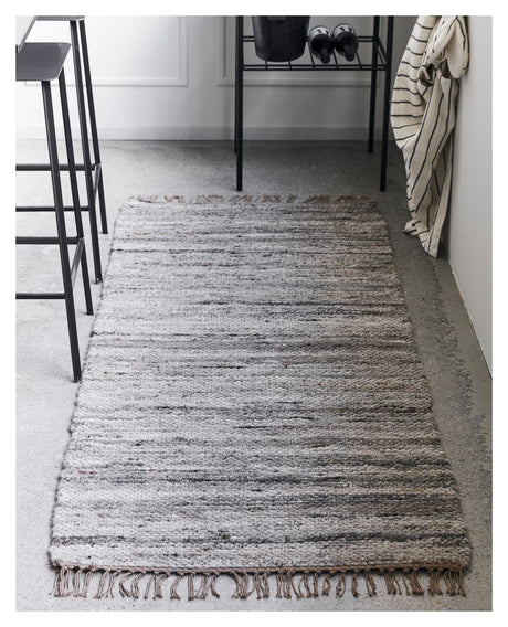 Hafi Rug 200x80 - Grå/brun