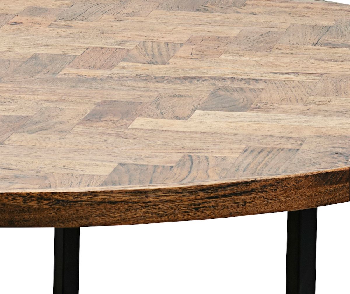 House Doctor Kant Dining Table, Mango Wood, Ø140