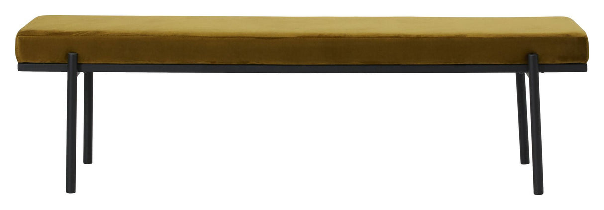 House Doctor Lao Bench, Olive Velor