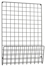 Mesh Notice Board - Svart