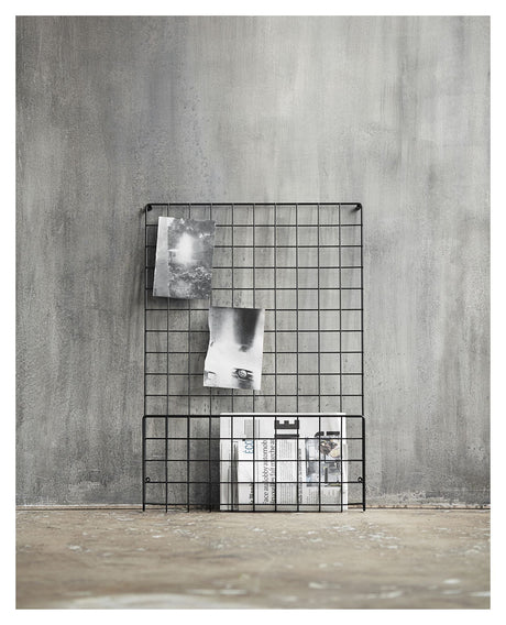 Mesh Notice Board - Svart