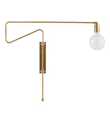 Swing Wall Lamp mässing L: 70