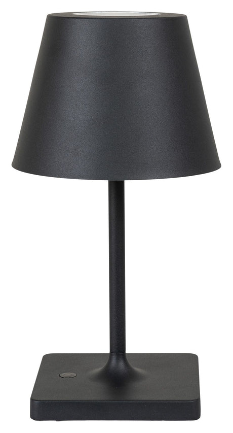 Dean bordslampa, svart, laddningsbar