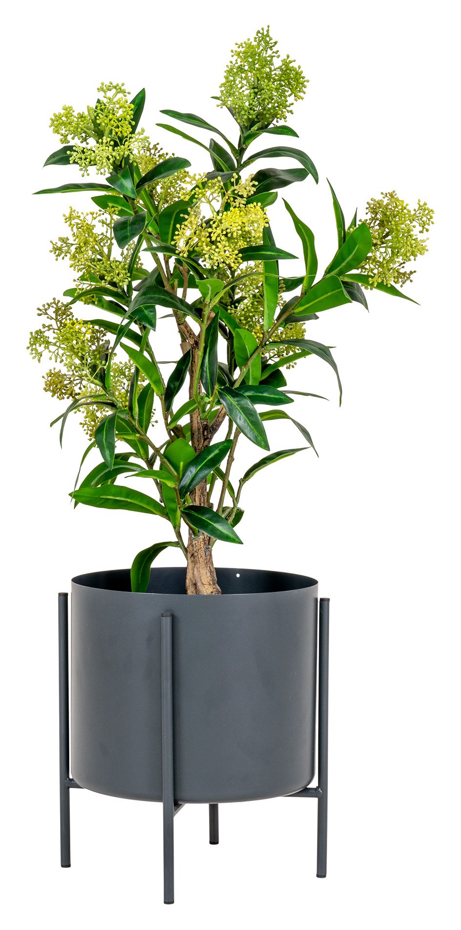 Skimmia artificiell växt, grön