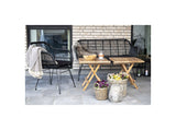 Trieste Garden Chair, Black Polyrattan