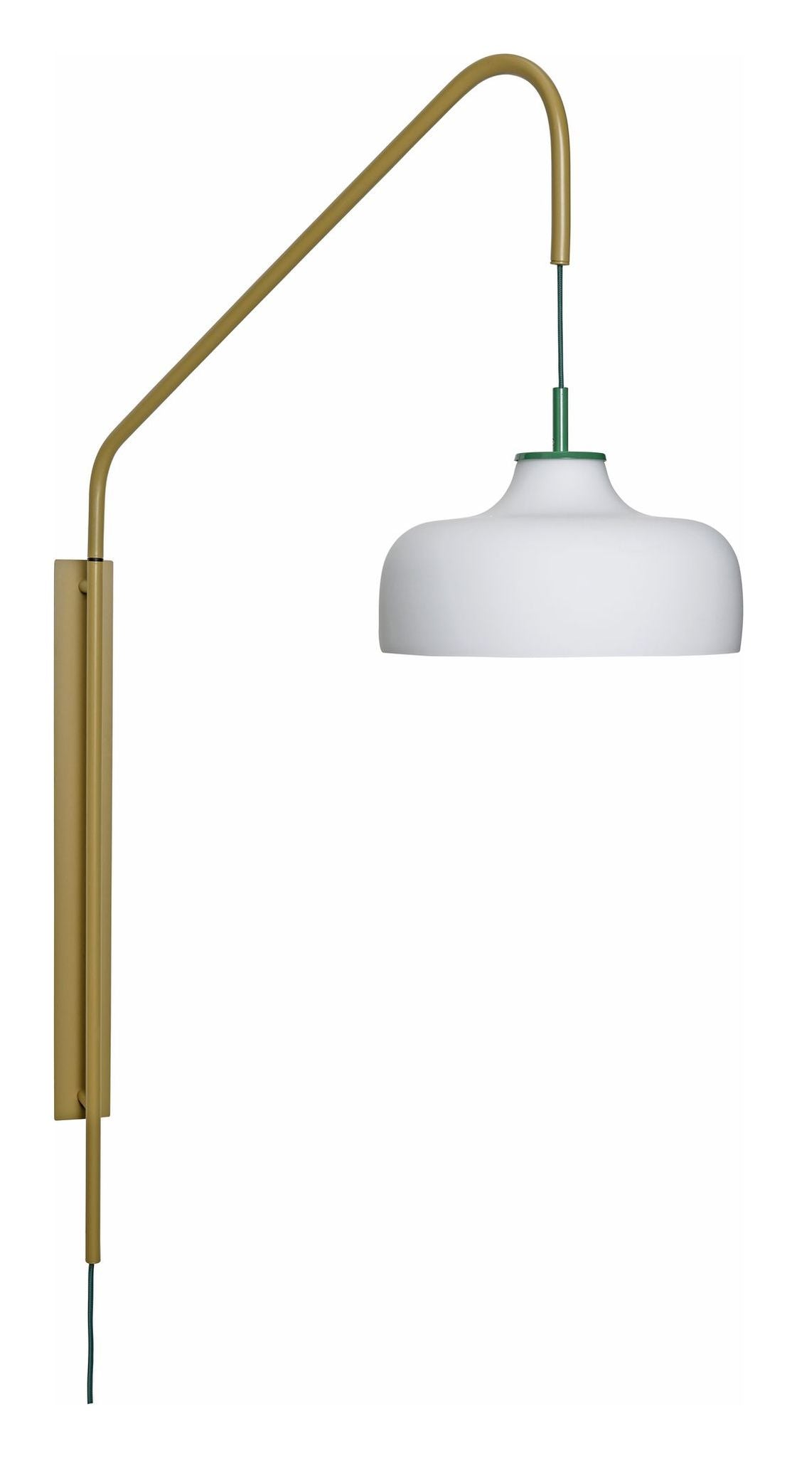 Aktuell vägglampa, grön/khaki