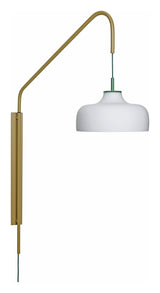 Aktuell vägglampa, grön/khaki