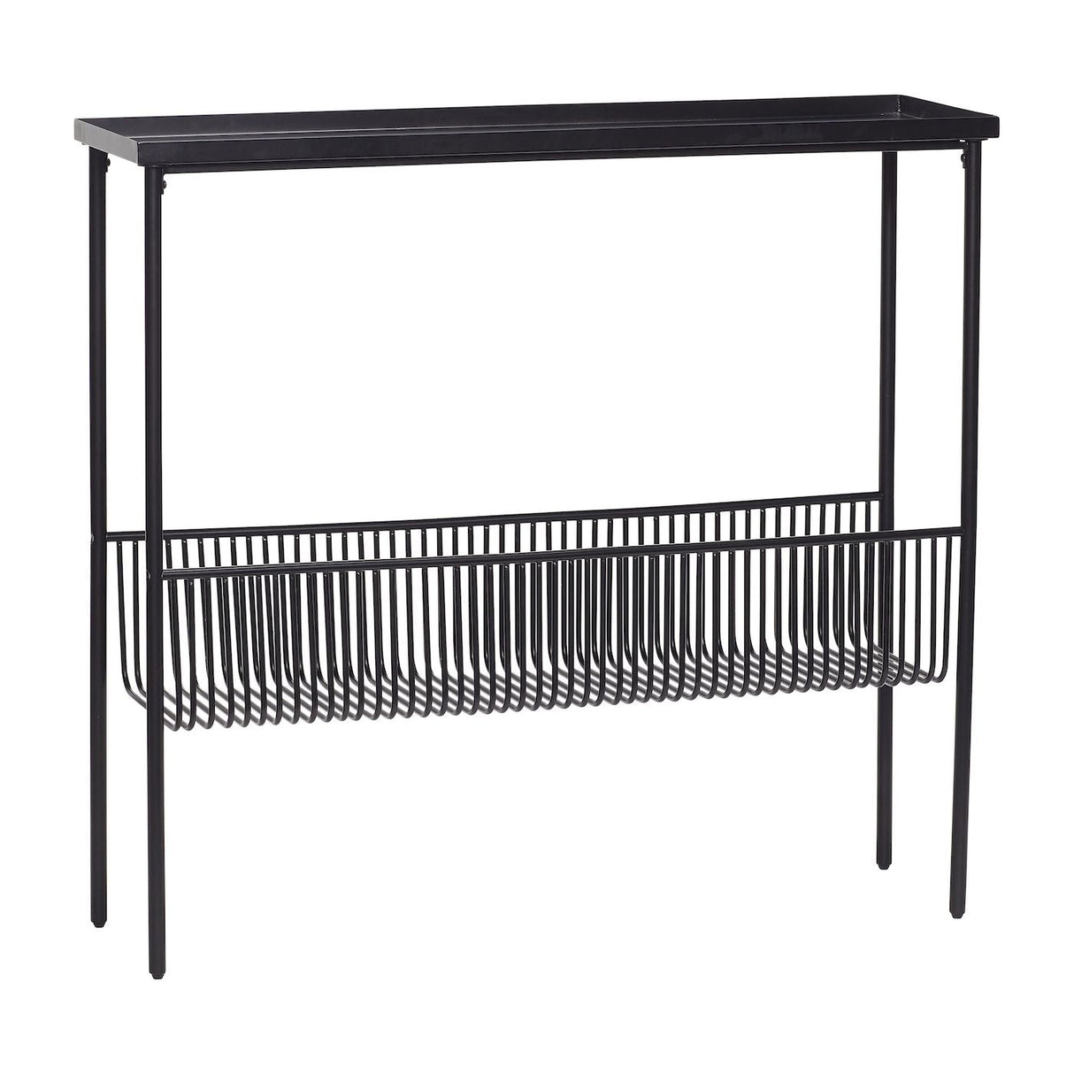 Hübsch Eyrie Console Table In Black Metal