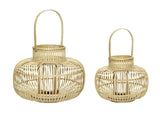 Hübsch Desert Lantern Set Ø36/Ø46, bambu