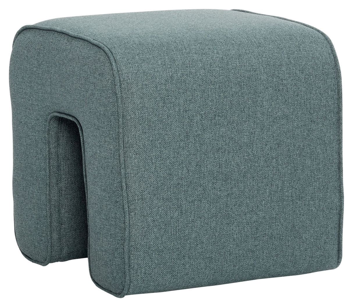 Hübsch skulptur pouf, polyester, grön