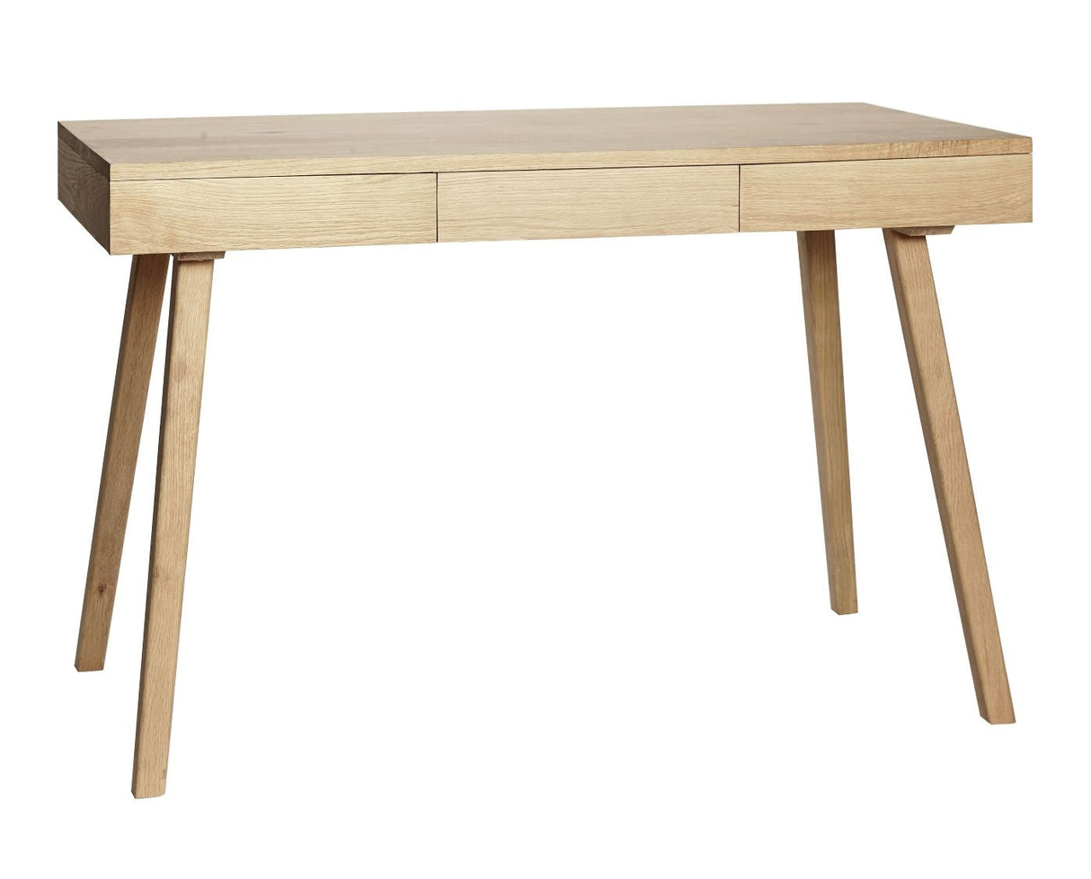 Hübsch Tripple Desk w. 3 lådor, ek