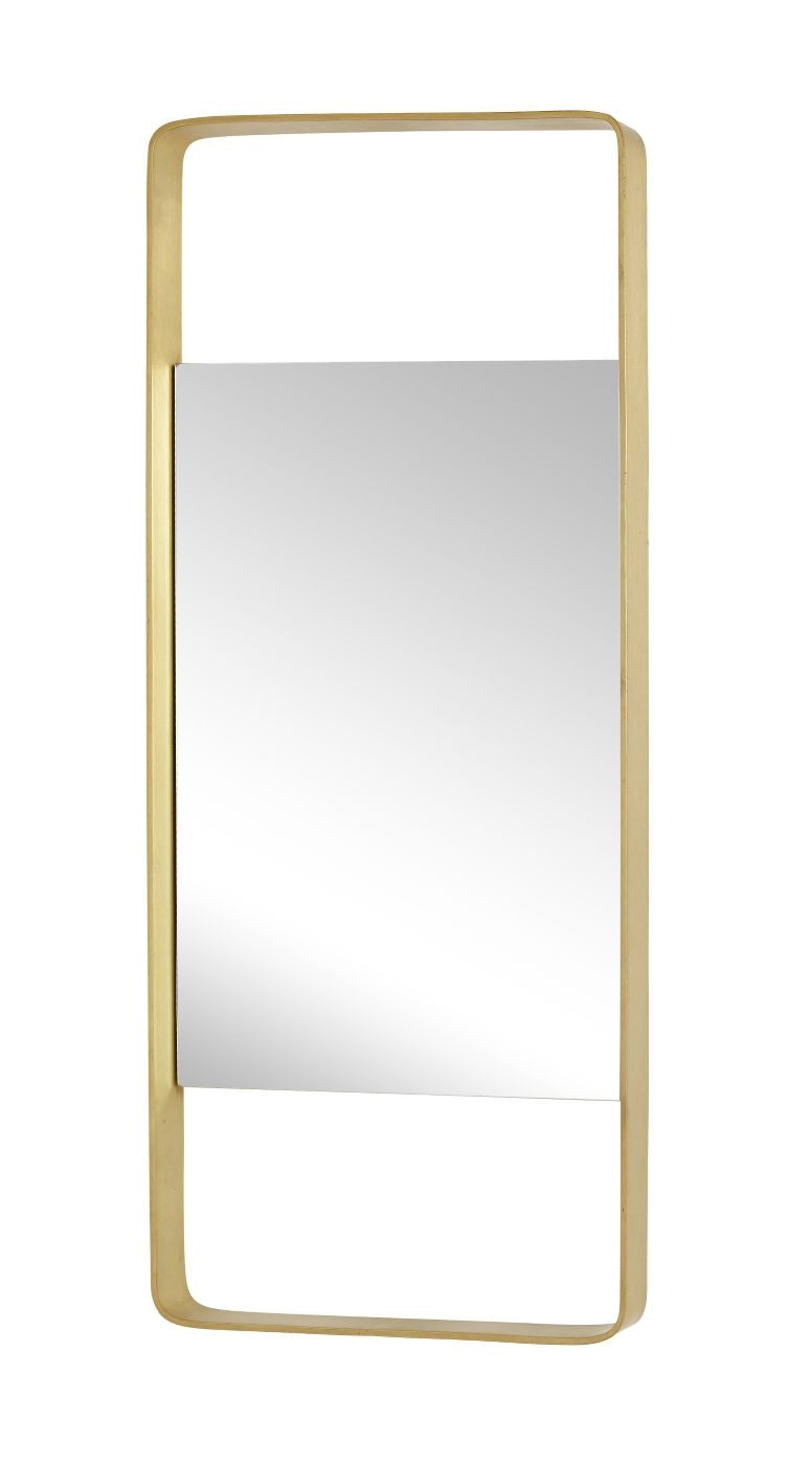 HübSch Aware Mirror w/Iron Frame, mässingsfinish