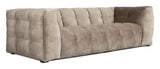 Hudson soffa - beige med svarta ben