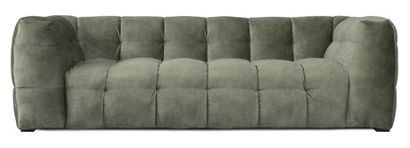 Hudson Sofa - Dark Green w. svarta ben