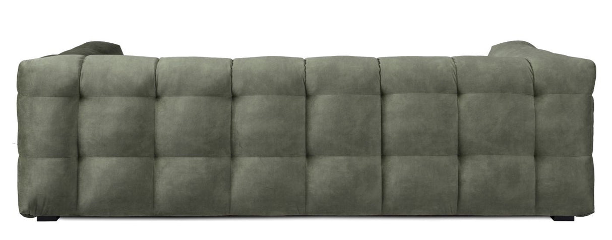 Hudson Sofa - Dark Green w. svarta ben