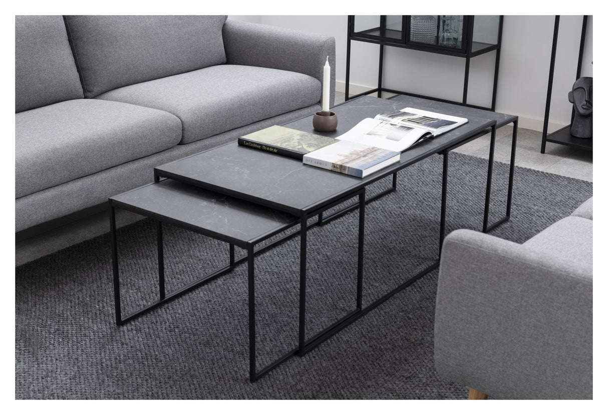 Infinity Coffee Table 120x60x48, svart