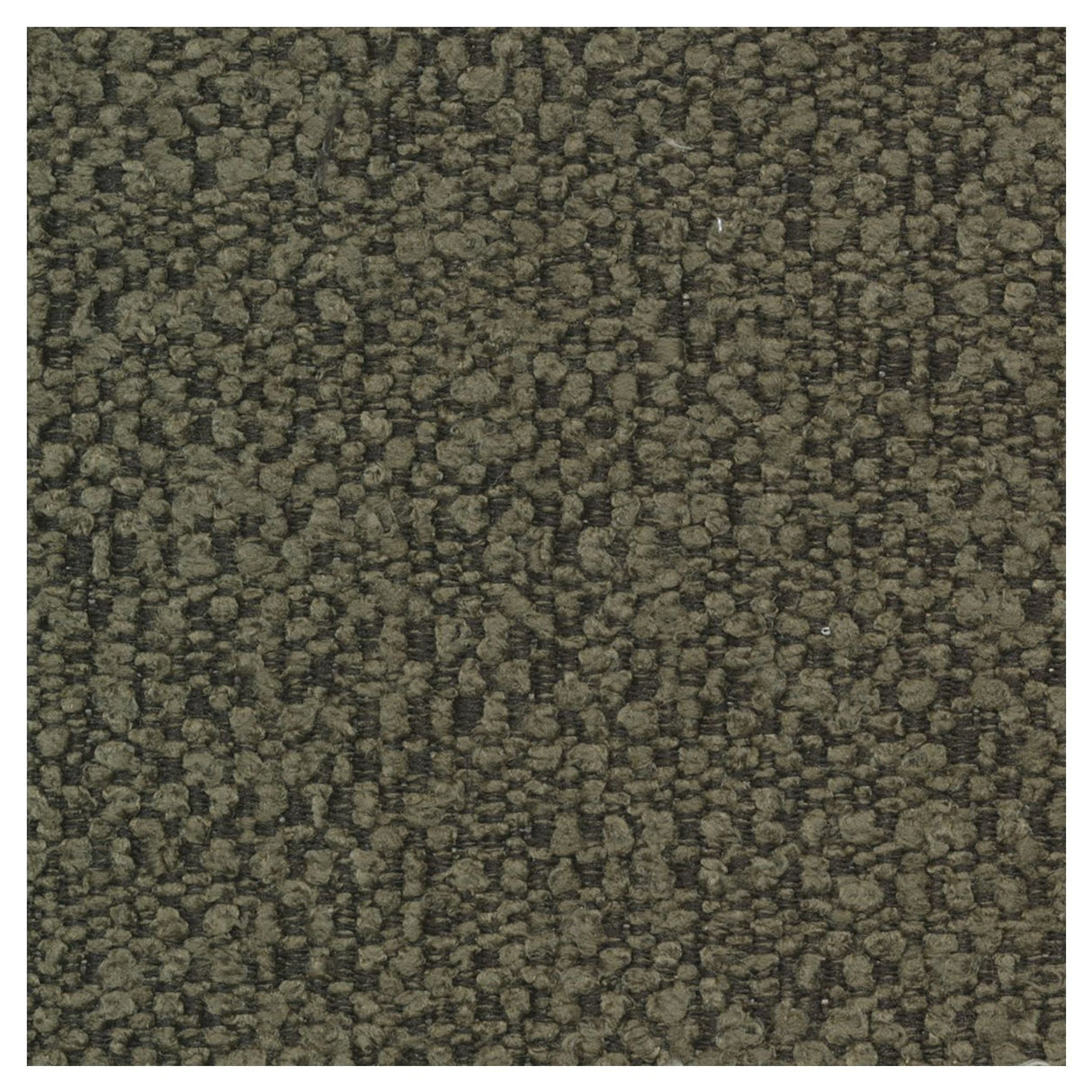 Cornila Puf w. lagring, bouclé/skoggrön, 75x75