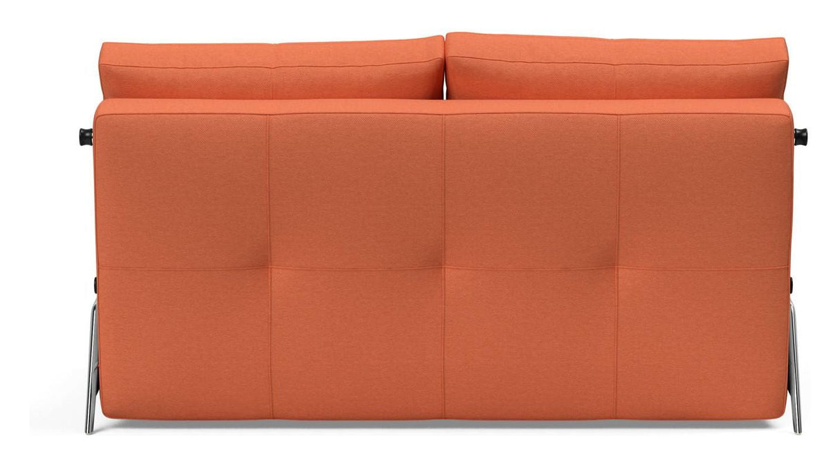 Cubed 140 Alu Sofa Bed, Argus/Rust