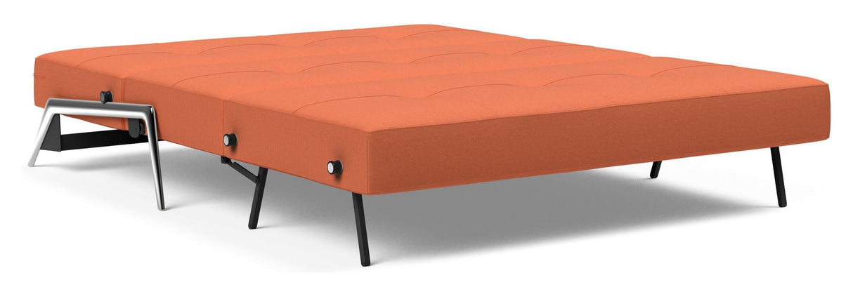 Cubed 160 Alu Sofa Bed, Argus/Rust