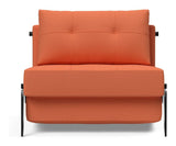 Cubed 90 Alu Lounge Chair, Argus/Rust