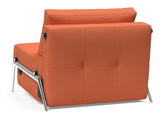 Cubed 90 Alu Lounge Chair, Argus/Rust