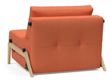 Cubed 90 Wood Lounge Chair, Argus/Rust