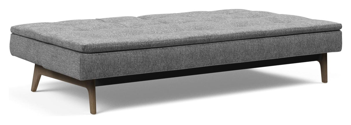 Dublexo Oak Sofa Bed, Smoked Oak, Nature, Twist Charcoal