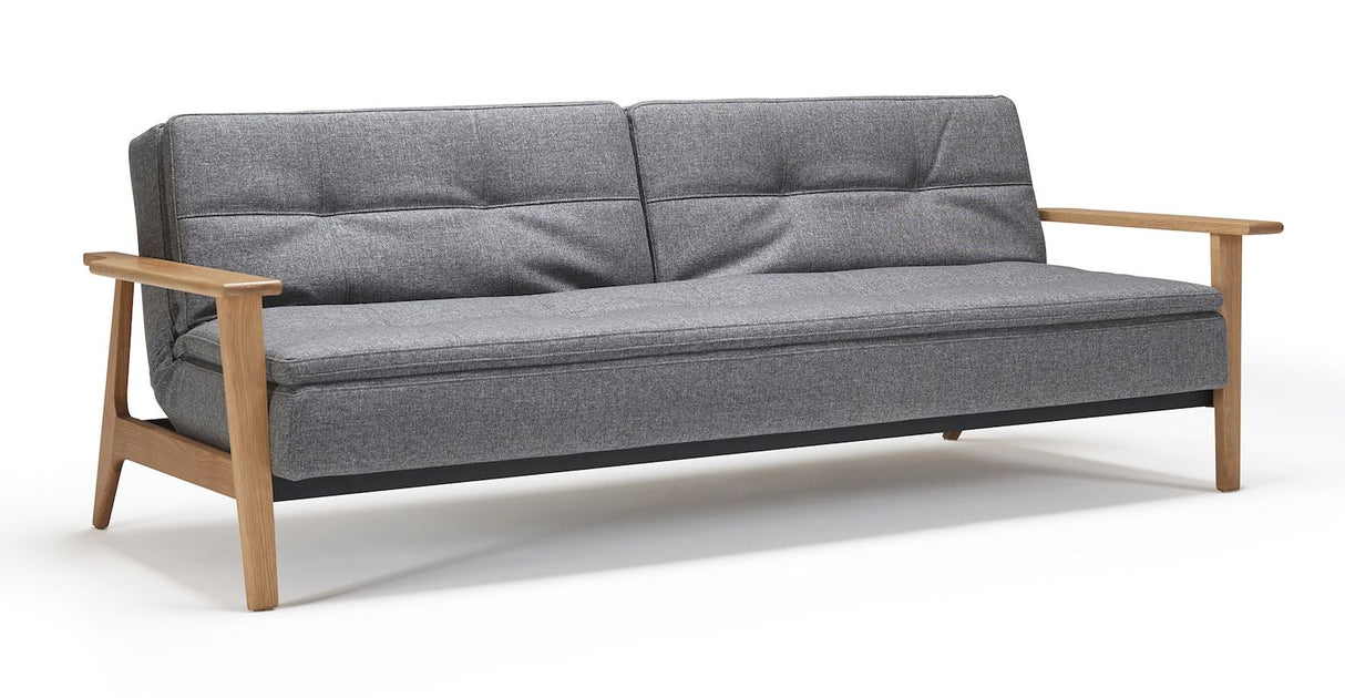 Dublexo Frej -bäddsoffa, Twist Charcoal