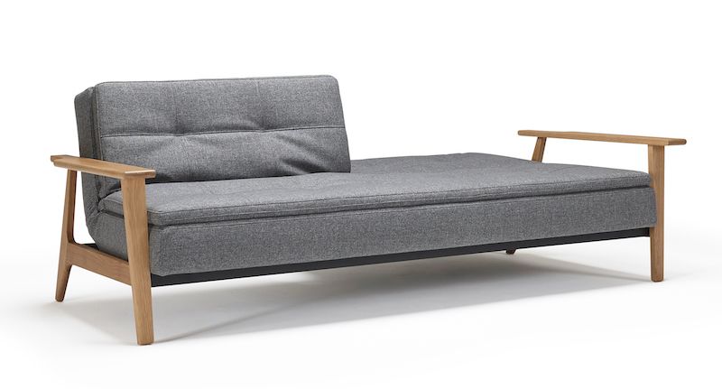 Dublexo Frej -bäddsoffa, Twist Charcoal