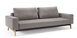 IDUN SOFA BED 140 m. ekben, blandad dans/grå