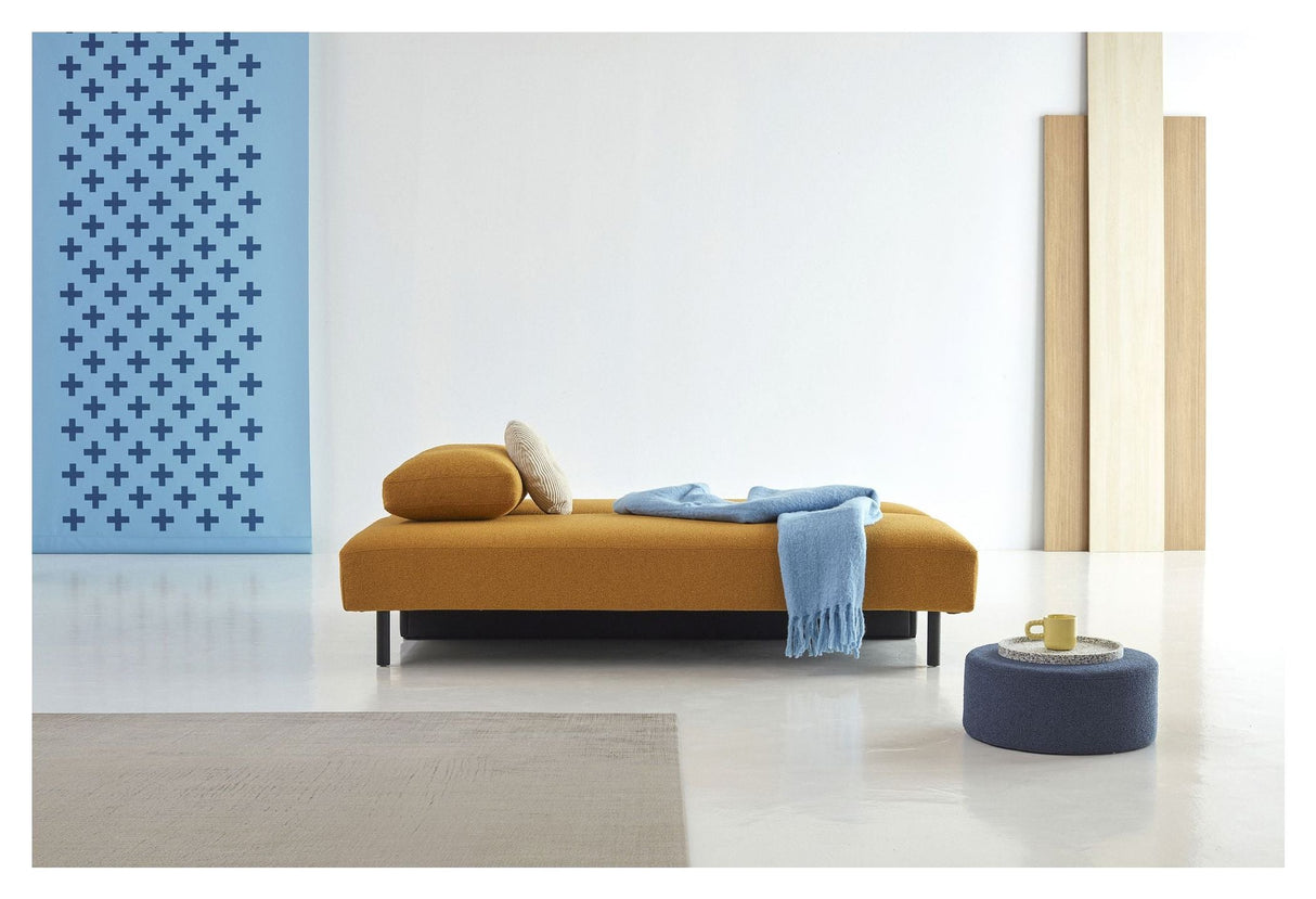 MERGA SOFA BED, BOUCLÉ/OCHER