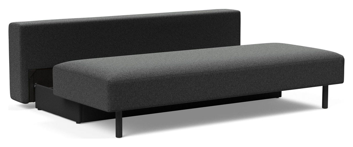 MERGA SOFA BED, BOUCLÉ/CHARCOAL