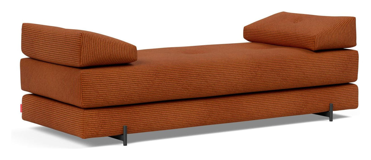 Sigmund indu soffa säng, corduroy/bränd orange