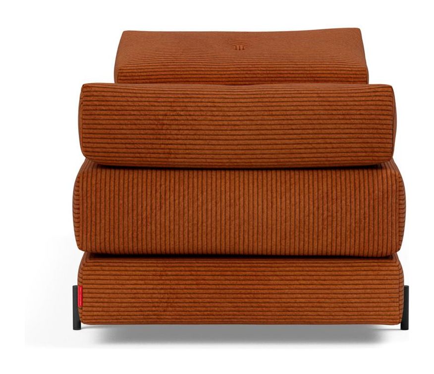 Sigmund indu soffa säng, corduroy/bränd orange